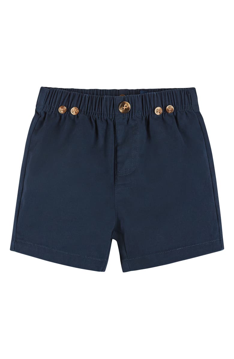 Andy & Evan Button-Up Shirt, Suspenders, Shorts & Bow Tie Set, Alternate, color, White