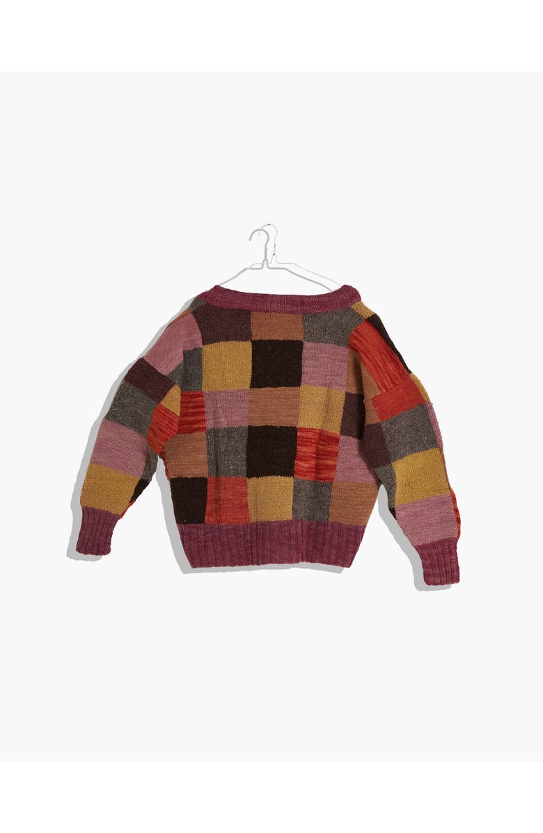 World of Crow Mosaic Lilac Sweater, Alternate, color, 