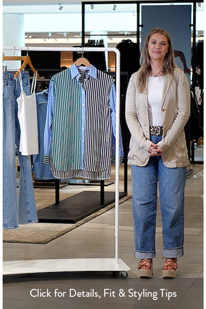 Stripe Boyfriend Shirt video