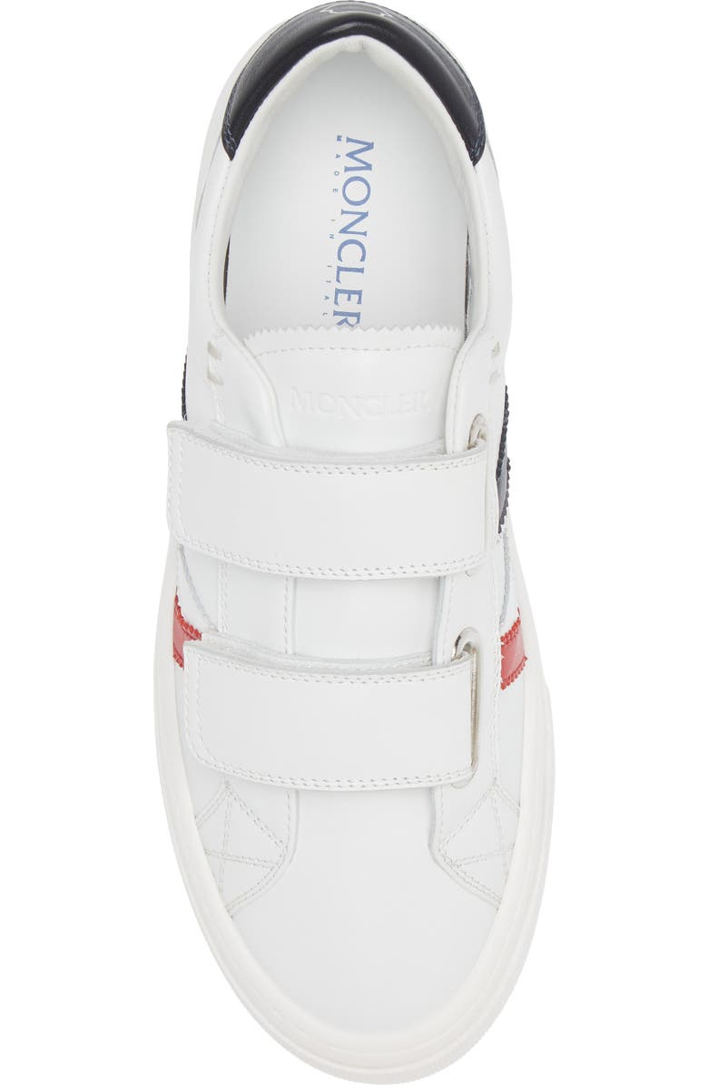 Moncler Kids' Petit Monaco M Low Top Sneaker, Alternate, color, White