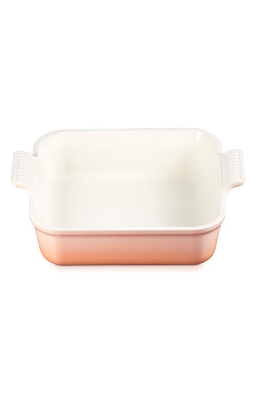 Le Creuset Heritage Square Dish With $5 Credit In Peche