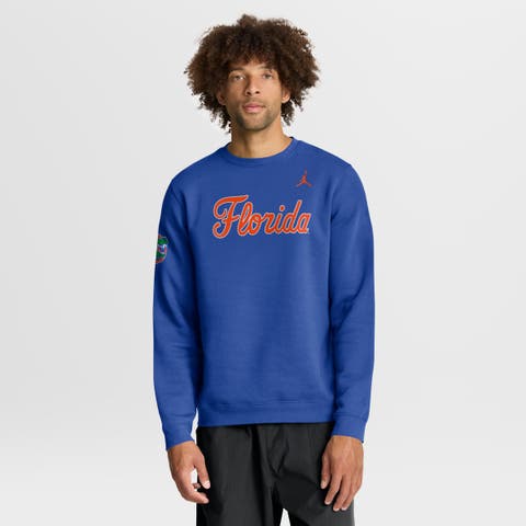 Men's Jordan Brand Royal Florida Gators 2026 Sideline Club Sweatshirt
