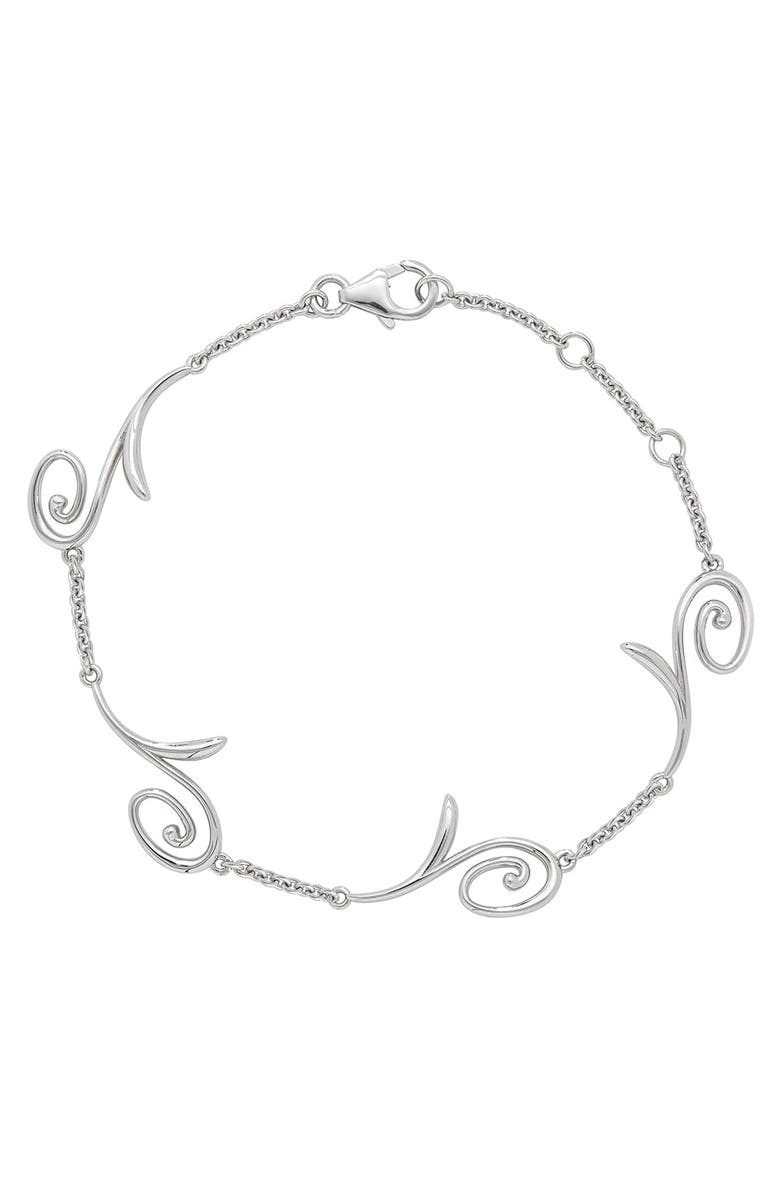 Lucy Quartermaine Q Bracelet, Main, color, Sterling Silver