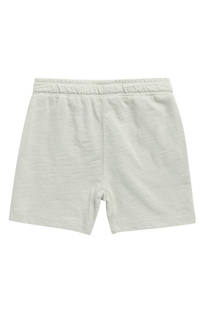 Rylee + Cru Sam Slub Cotton Shorts, Alternate, color, Seafoam