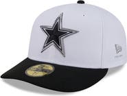 New Era Men's New Era  White/Black Dallas Cowboys 2026 NFL Draft Pre-Curved 59FIFTY Fitted Hat