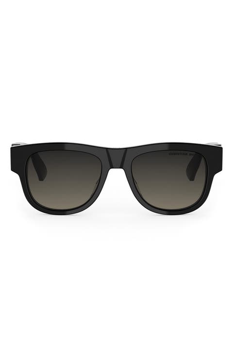 'DiorOblique S3I 53mm Mirrored Geometric Sunglasses