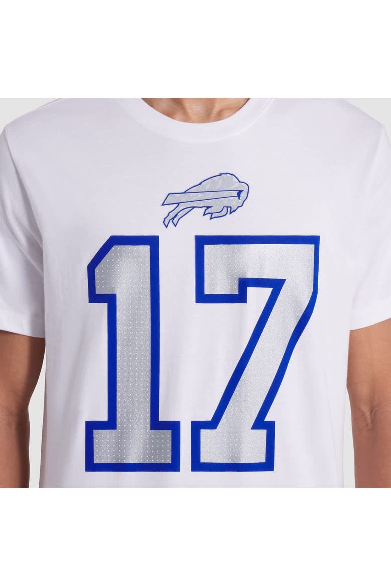 Men's Nike Josh Allen White Buffalo Bills 2025 Rivalries Collection Player Name & Number T-Shirt, Alternate, color, White