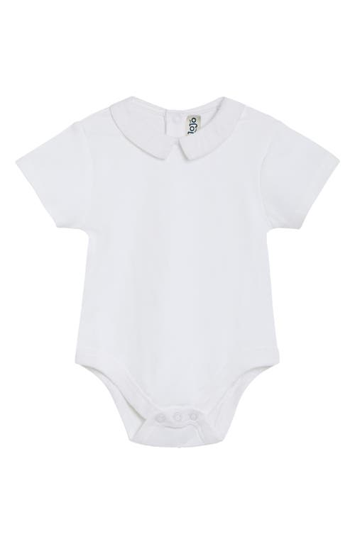 Jojo Maman Bébé Jojo Maman Bebe Cotton Bodysuit & Chick Embroidered Seersucker Overalls Set In Yellow
