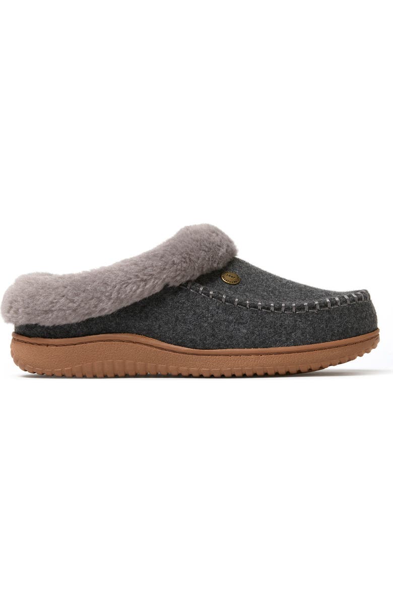 DEARFOAMS Atley Energy Return Clog Slipper, Alternate, color, Dark Heather Grey