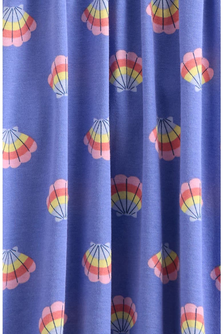 Kids' Print Racerback Dress, Alternate, color, BLUE PERSIA RAINBOW SEASHELLS