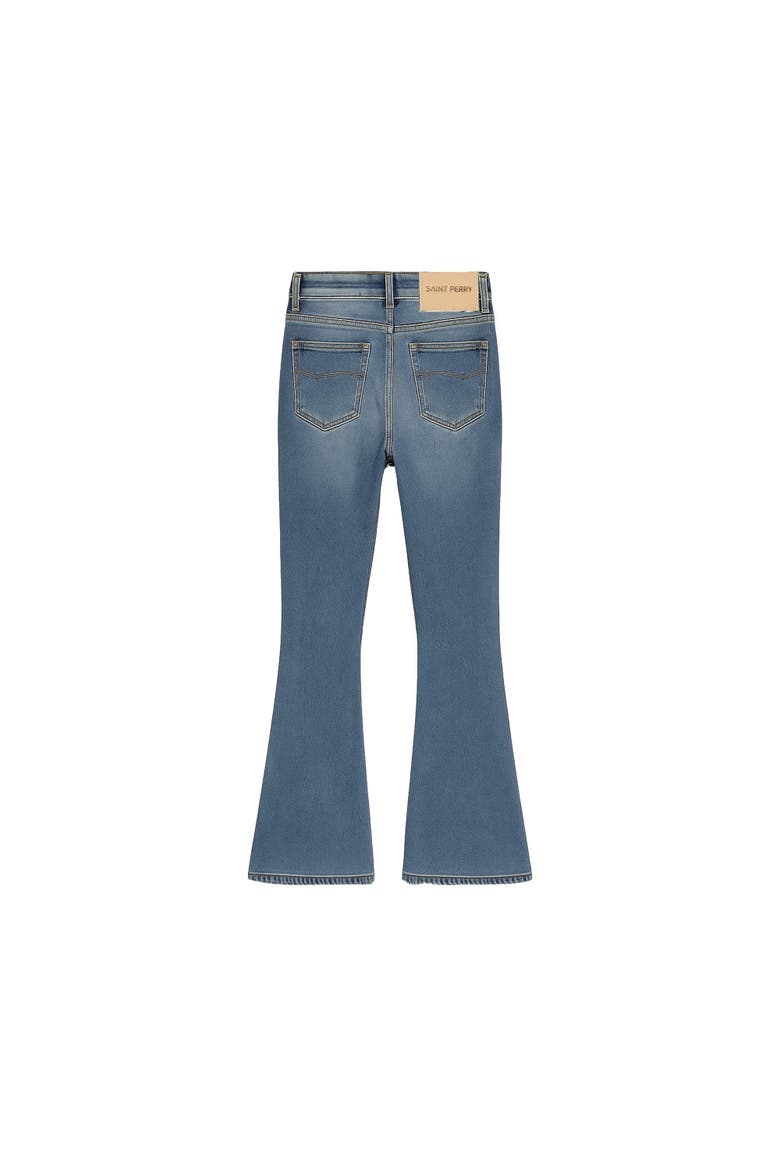 Devani Westside Flare Denim, Alternate, color, Blue