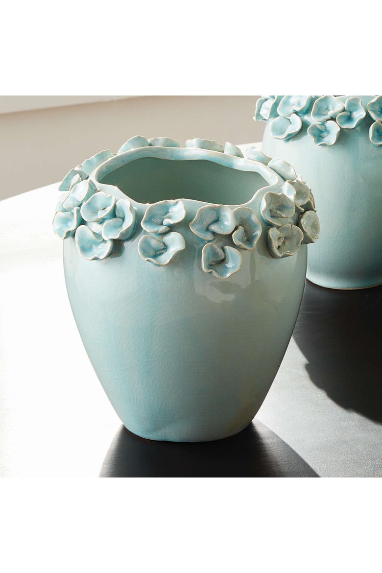 Petite Fleur Vase Tall, Alternate, color, Blue