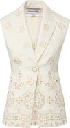 Veronica Beard Townes Eyelet Vest