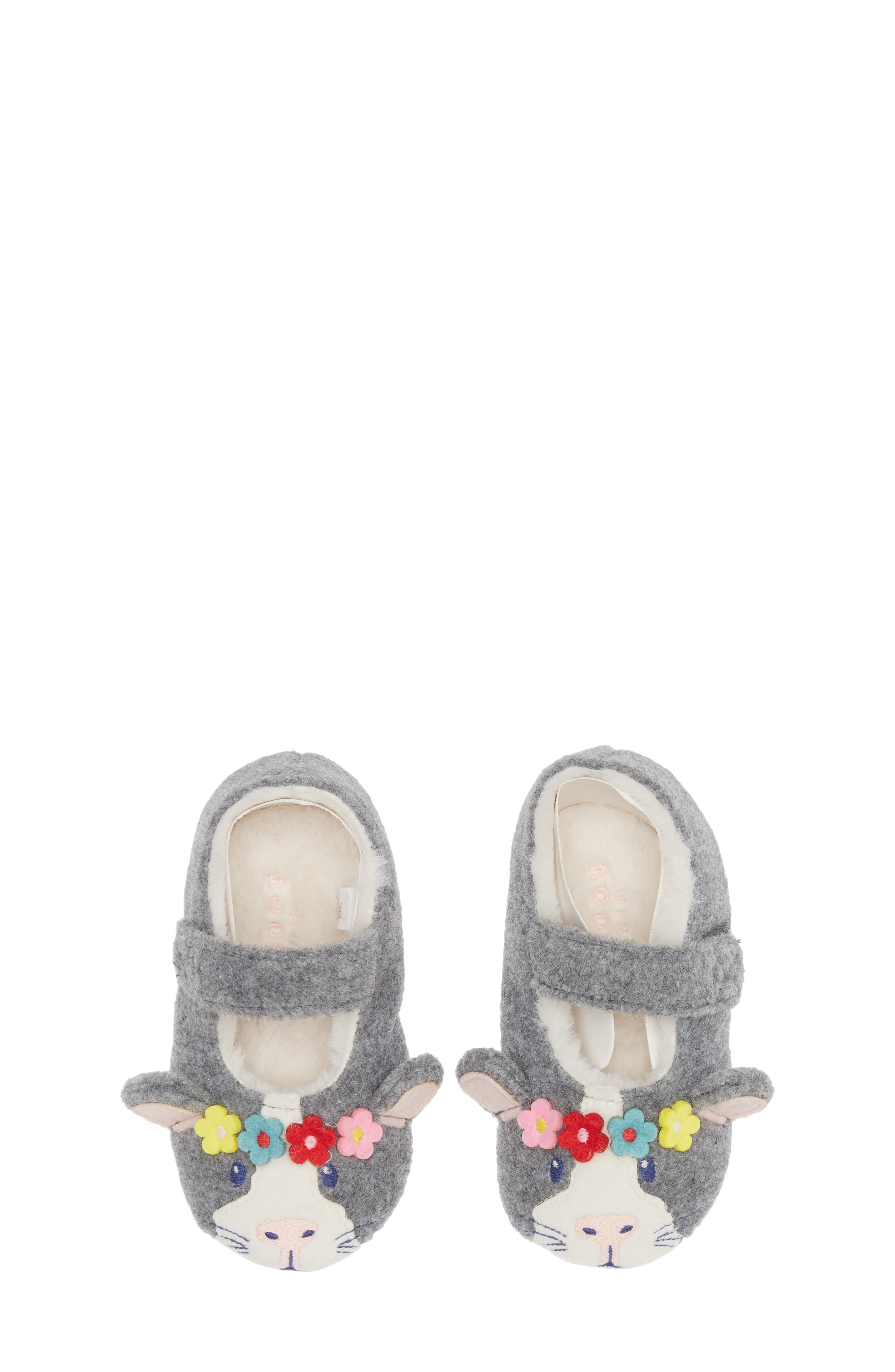 Mini Boden Kids' Guinea Pig Slippers, Alternate, color, 