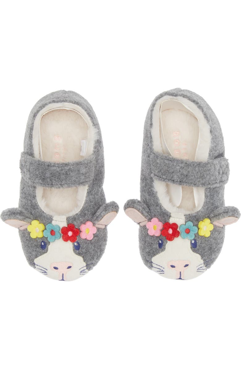 Mini Boden Kids' Guinea Pig Slippers, Alternate, color,