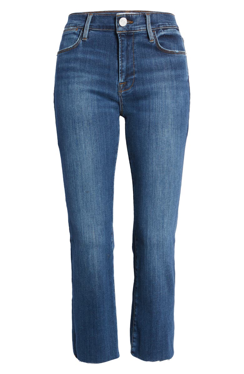 FRAME Le High Step Hem Straight Leg Crop Jeans, Alternate, color, 
