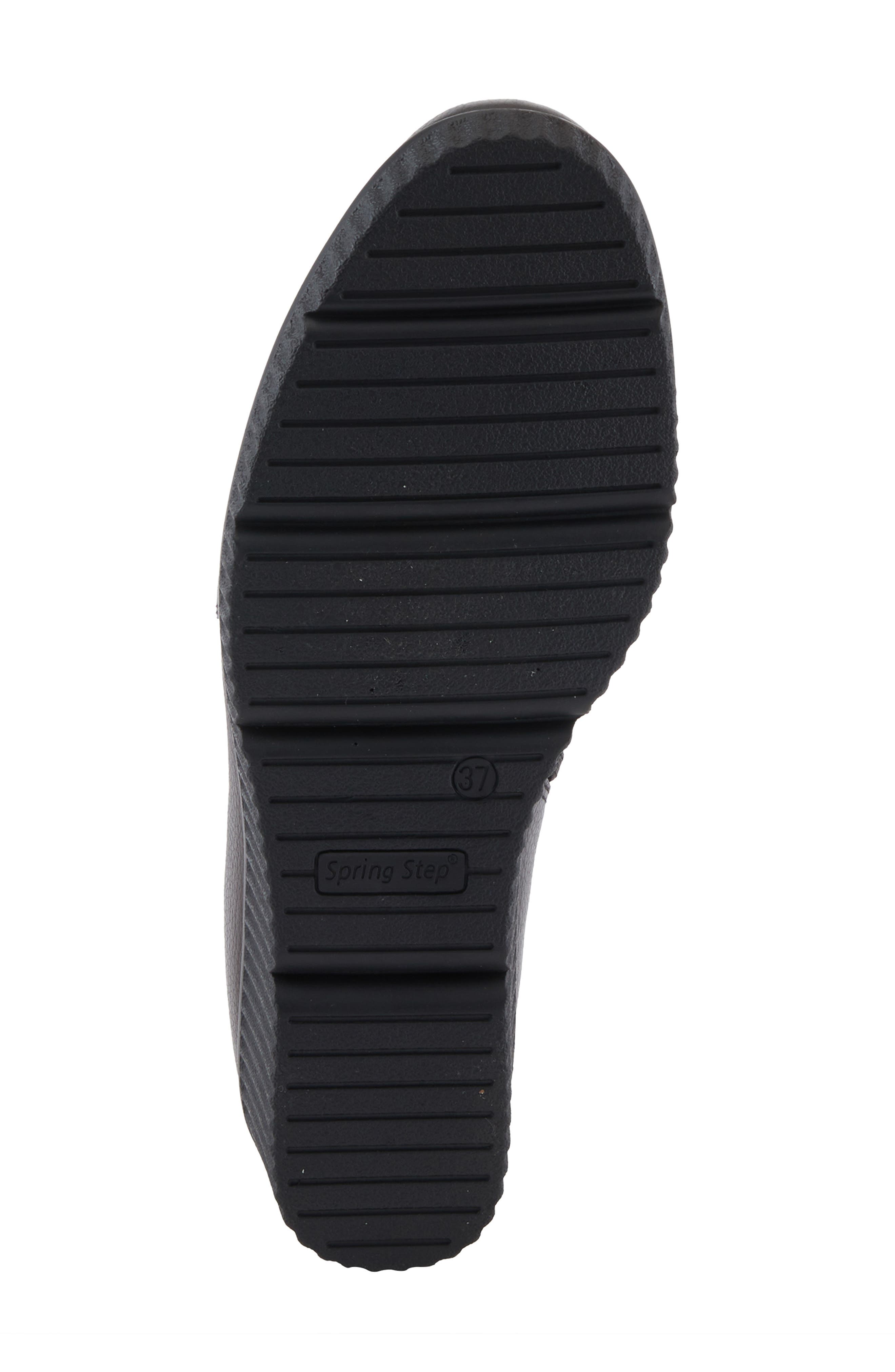 Spring Step Abruzzo Platform Wedge Bootie, Alternate, color, Dark Brown