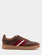 Bally Retro Crest Sneaker In Brushed Leather