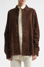 TOTEME Soft Suede Overshirt