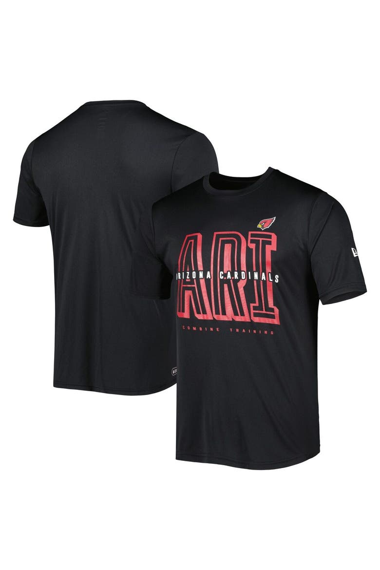 Men's New Era Black Arizona Cardinals Scrimmage T-Shirt, Main, color, Black