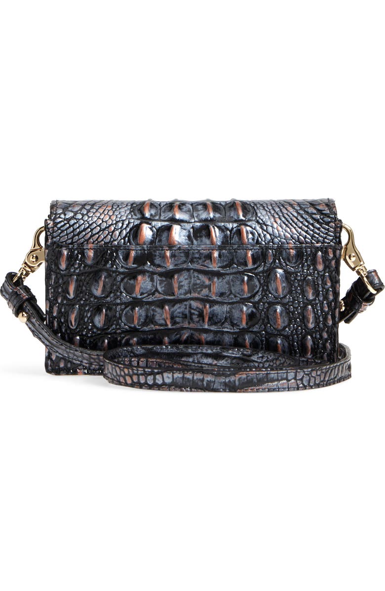 Brahmin Nadia Croc Embossed Leather Crossbody Bag, Alternate, color,