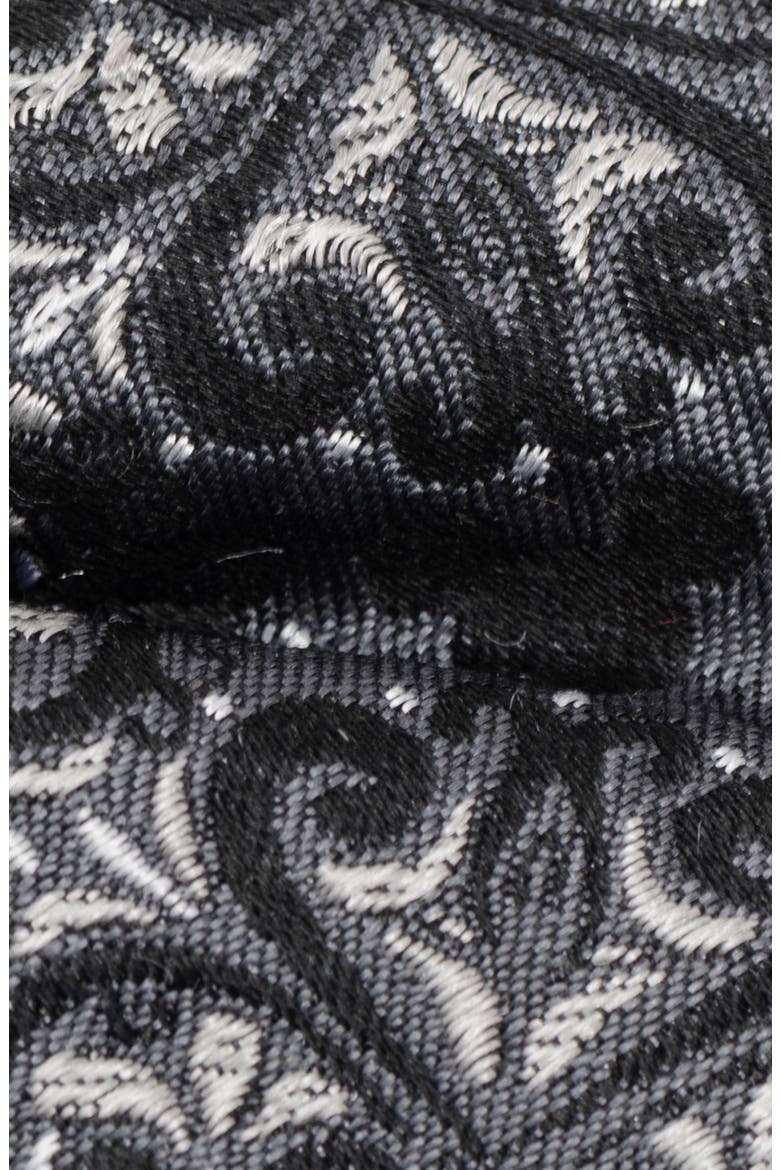 x Disney Mickey Mouse Damask Tile Silk Bow Tie, Alternate, color, GRAY