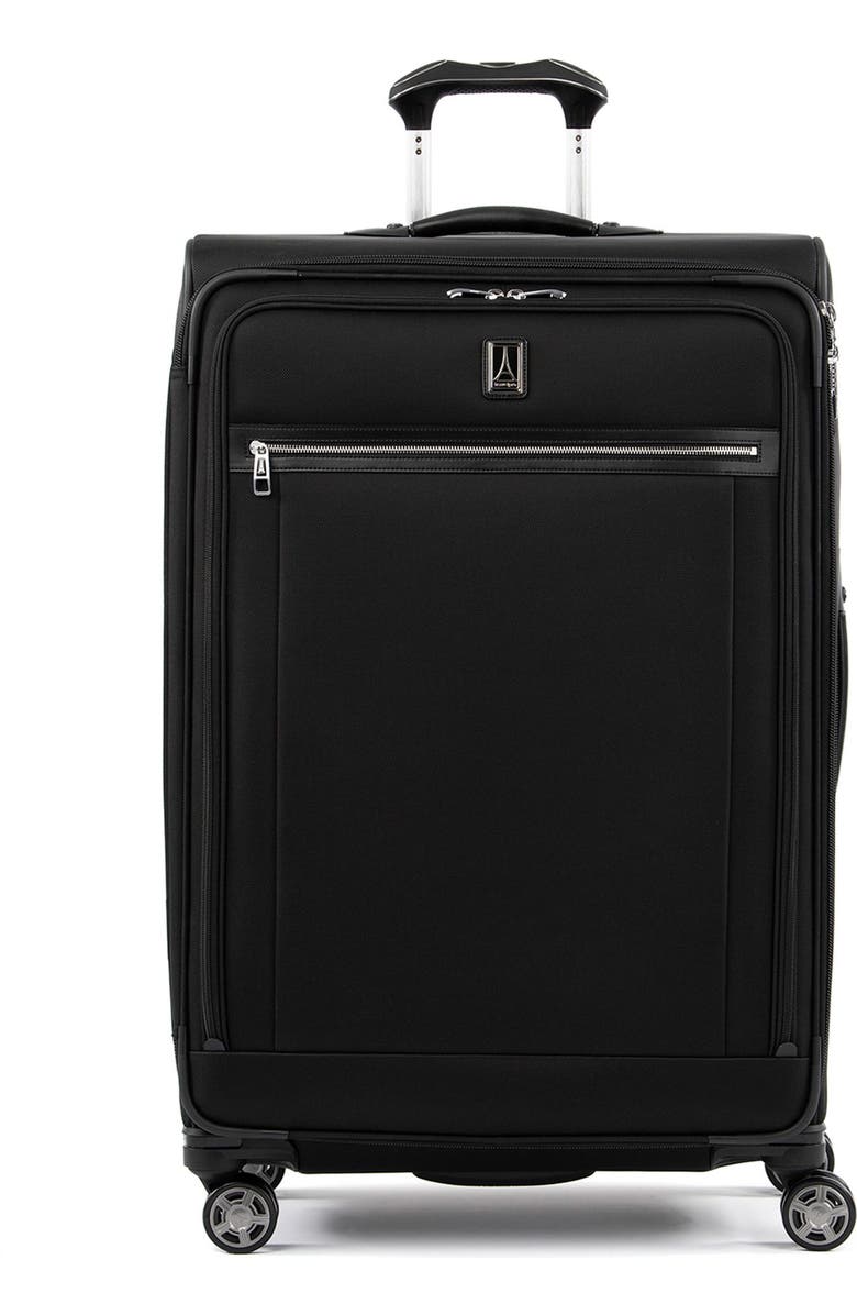 TRAVELPRO Platinum Elite Softside Expandable Large 29-Inch Checked Luggage, Main, color, Shadow Black