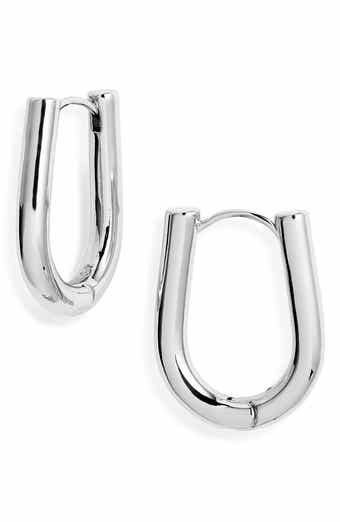 Open Edit Curved Hoop Earrings