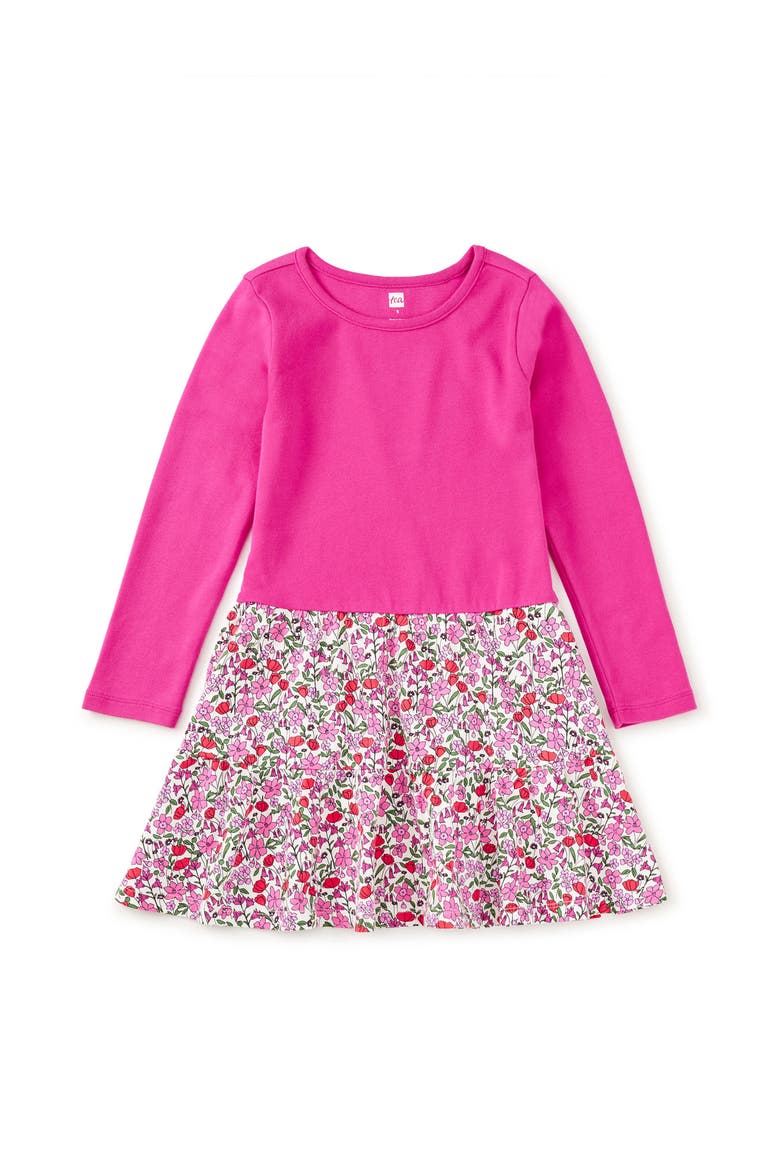 Tiered Skirted Twirl Dress, Main, color, Somerset Meadow