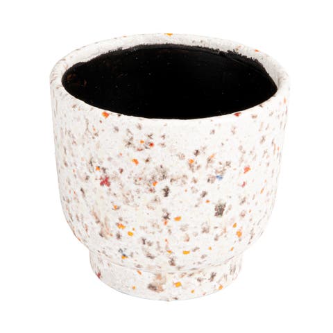 Planter with Terrazzo Finish