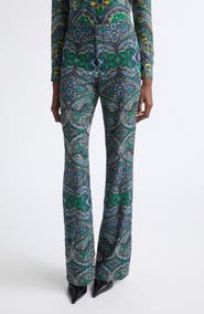 ALICE + OLIVIA Teeny Fit & Flare Bootcut Pants