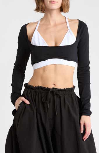 Good Karma Long Sleeve Ultra Crop Top
