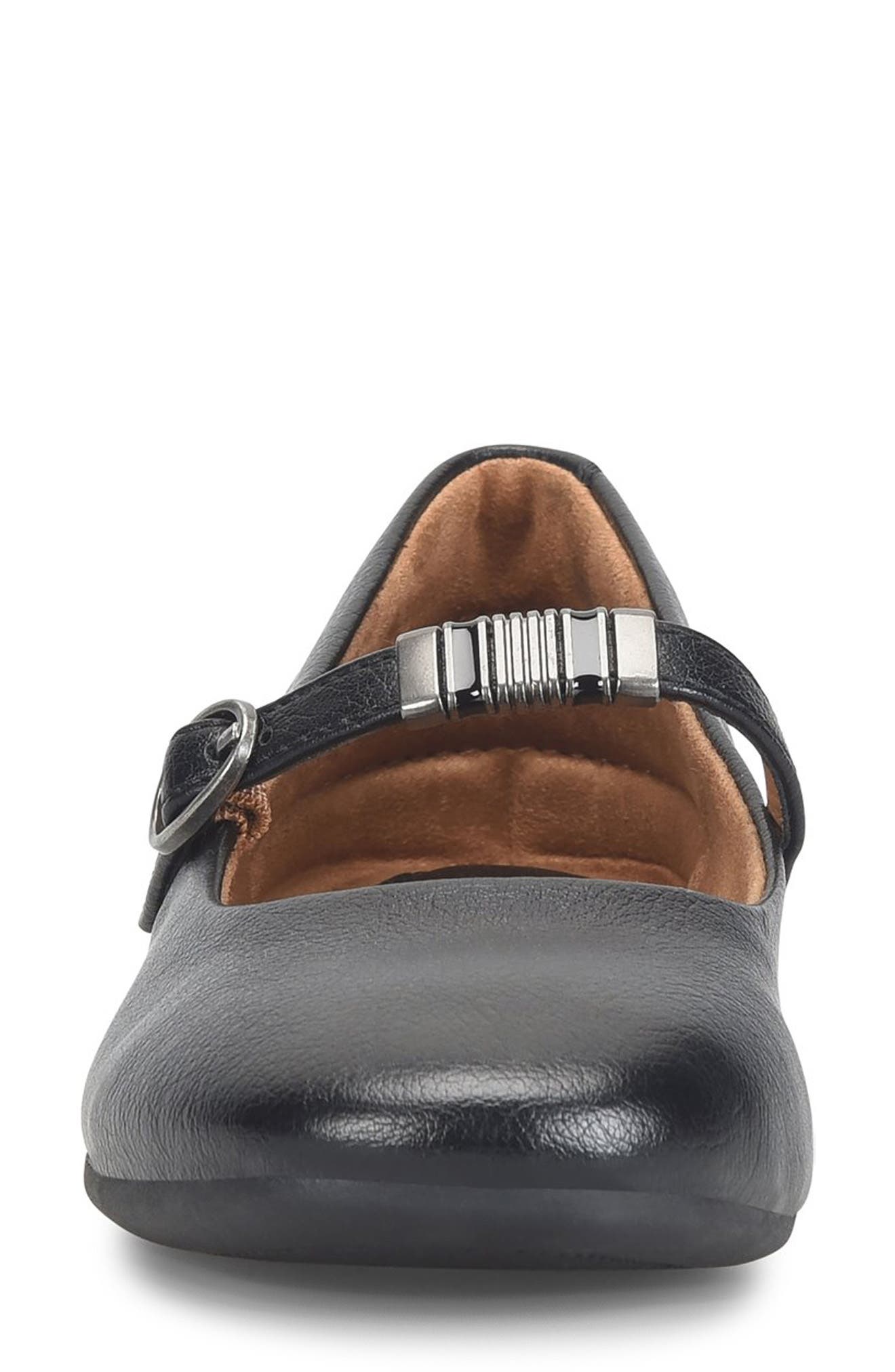 EUROSOFT Khloe Mary Jane Flat, Alternate, color, Black