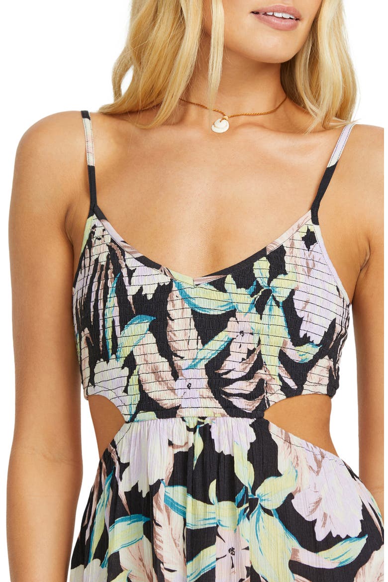 True Desire Floral Cutout Minidress, Alternate, color, AMETHYST S