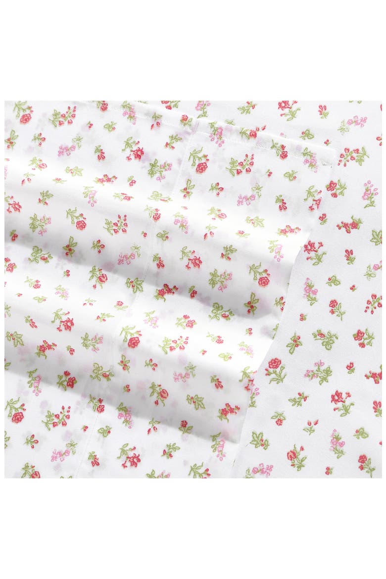 Mae Floral Print Sheet Set, Alternate, color, PASTEL PINK