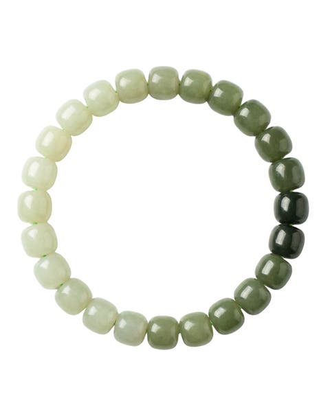 Ombre Beaded jade bracelet