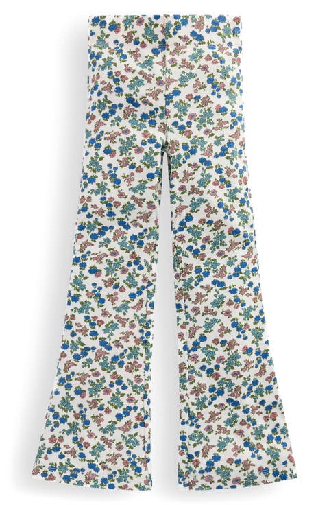 Kids' Floral Rib Knit Flare Leggings (Toddler, Little Kid & Big Kid)