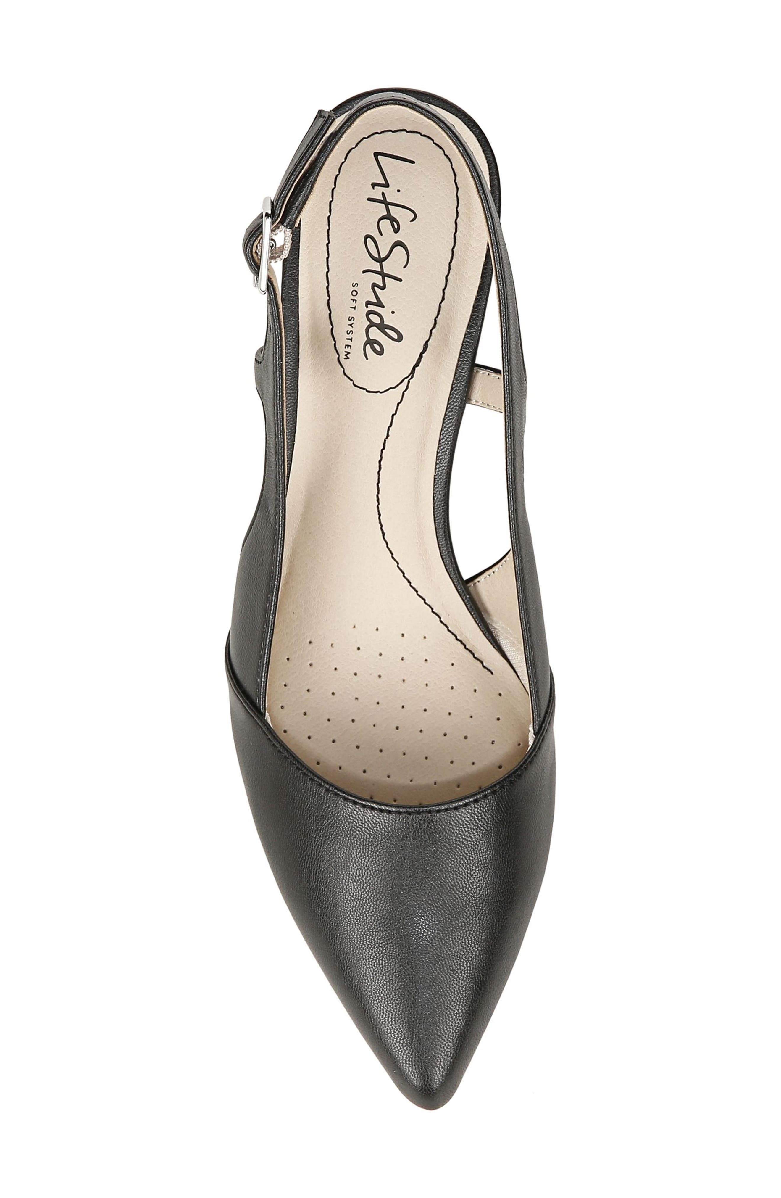 LifeStride Social Slingback Pointed Toe Pump, Alternate, color, 