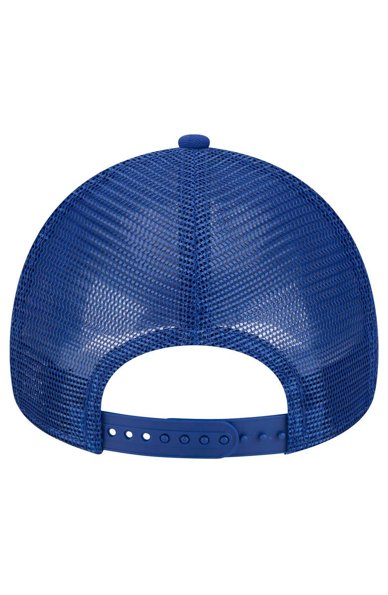 New Era Men's New Era Royal New York Mets 9FORTY A-Frame Trucker Adjustable Hat, Alternate, color, Royal