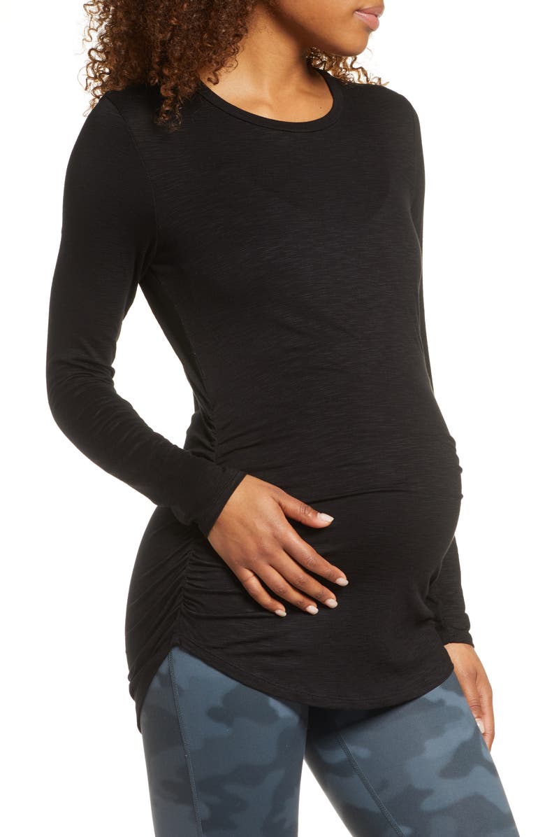 Zella Mamasana Maternity Shirt, Alternate, color, 