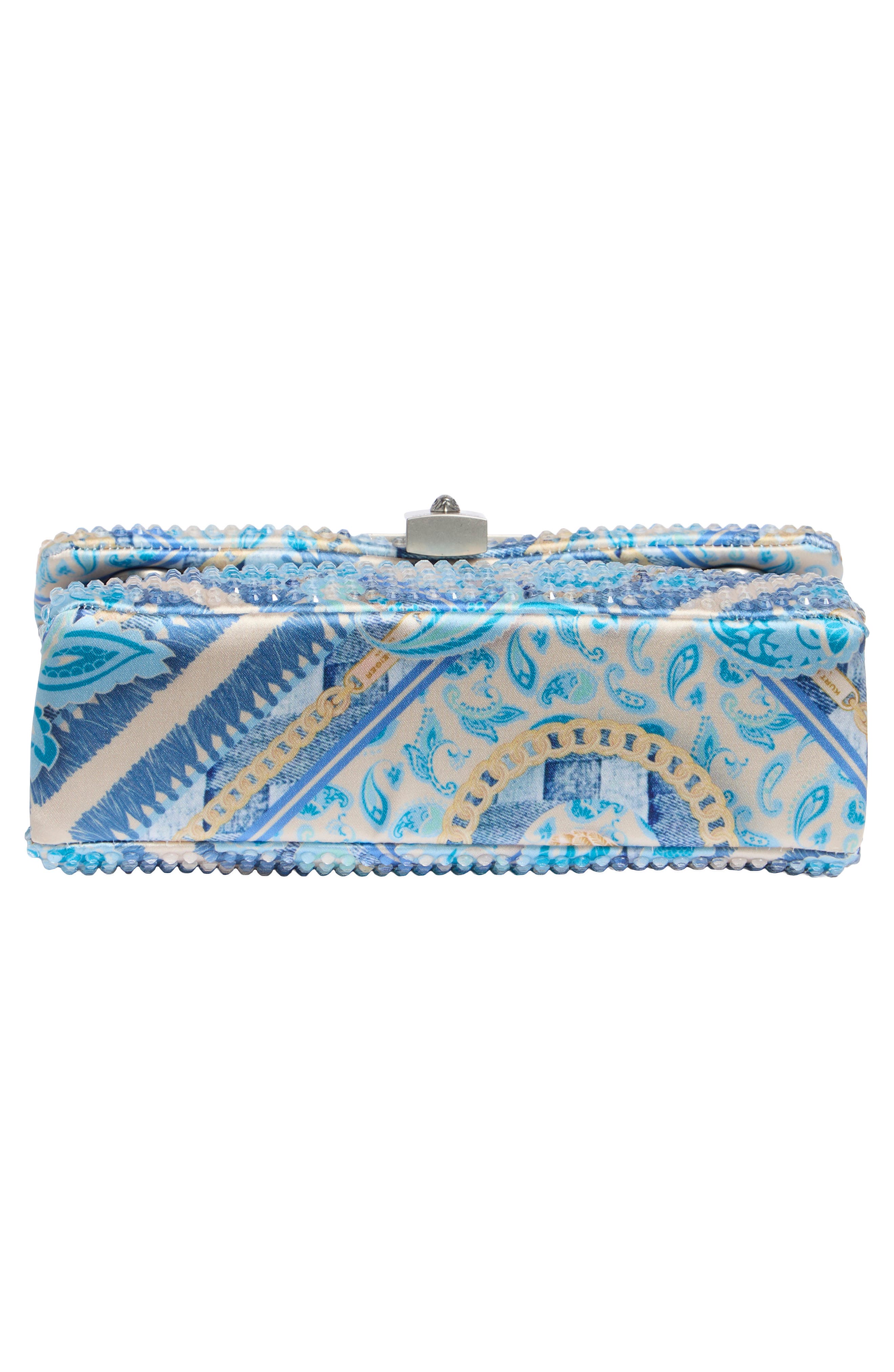 Kurt Geiger London Mini Brixton Fabric Crossbody Bag, Alternate, color, Light/Pastel Blue
