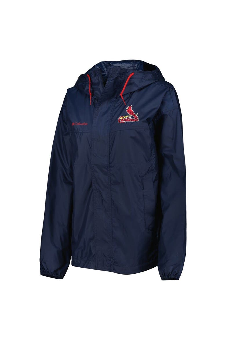 Women's Columbia Navy St. Louis Cardinals Flash Challenger Windbreaker Jacket, Alternate, color, Navy