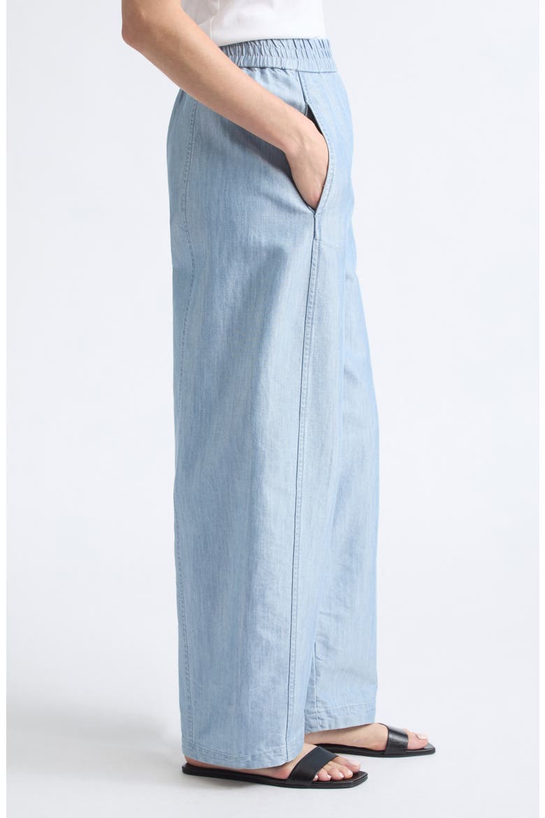 Wide Leg Trousers, Alternate, color, DENIM