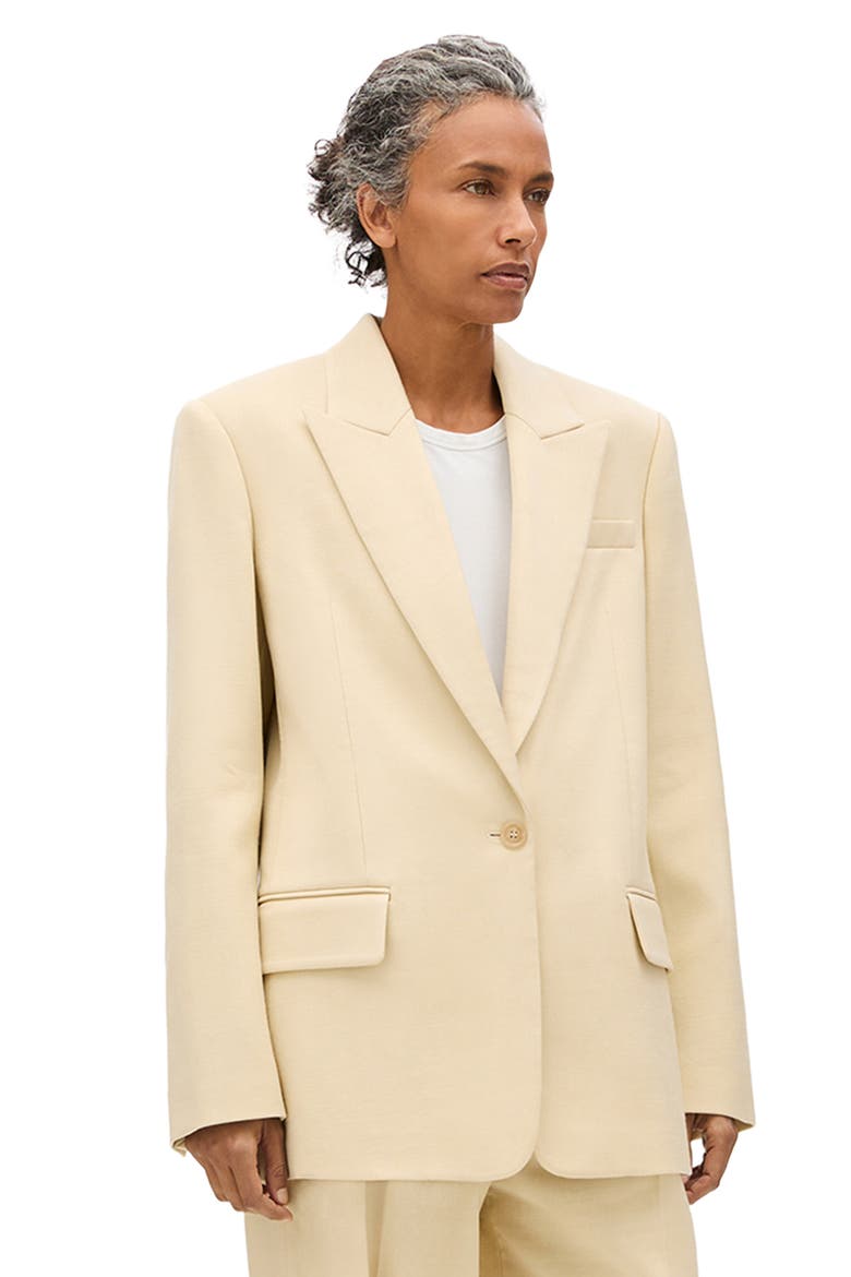 Oversized Tailored Jacket, Main, color, Sand