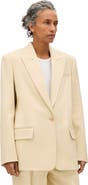 Another Tomorrow Oversized Tailored Jacket