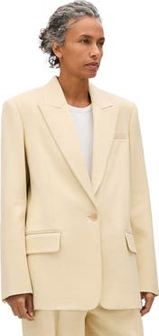 Another Tomorrow Oversized Tailored Jacket
