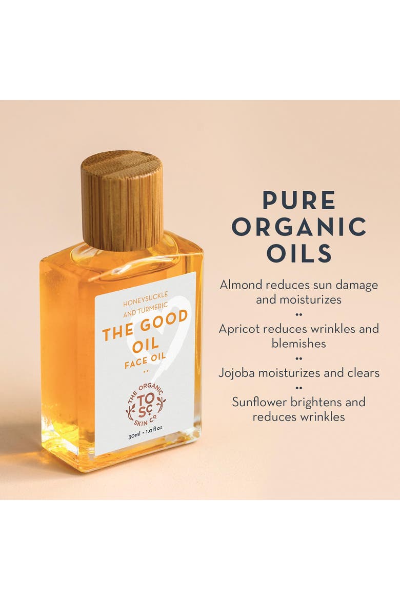 The Good Oil Honeysuckle and Turmeric Face Oil, 1fl oz, Alternate, color, None