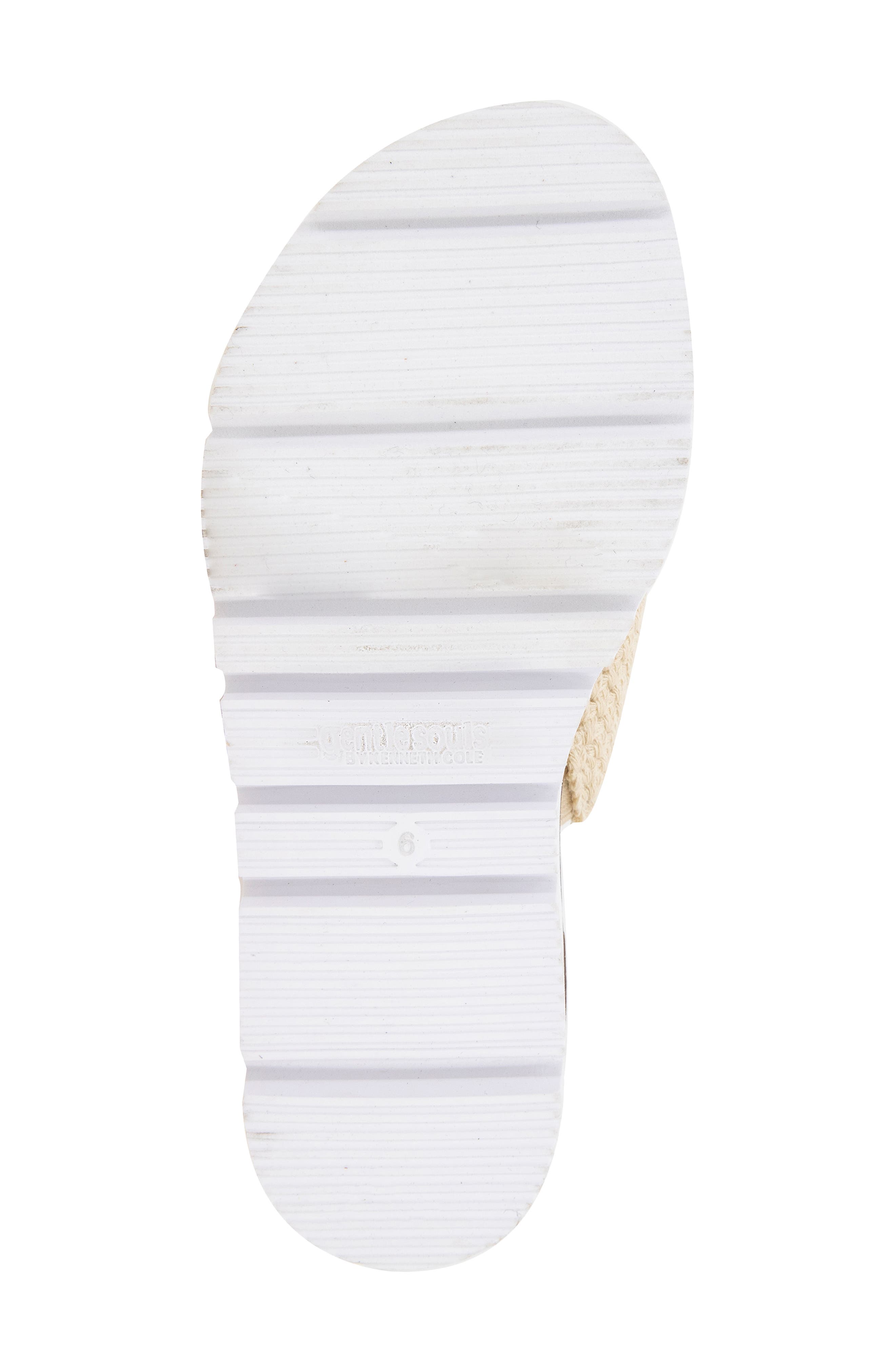 Gentle Souls Lavern Platform Slide Sandal, Alternate, color, Cream Fabric