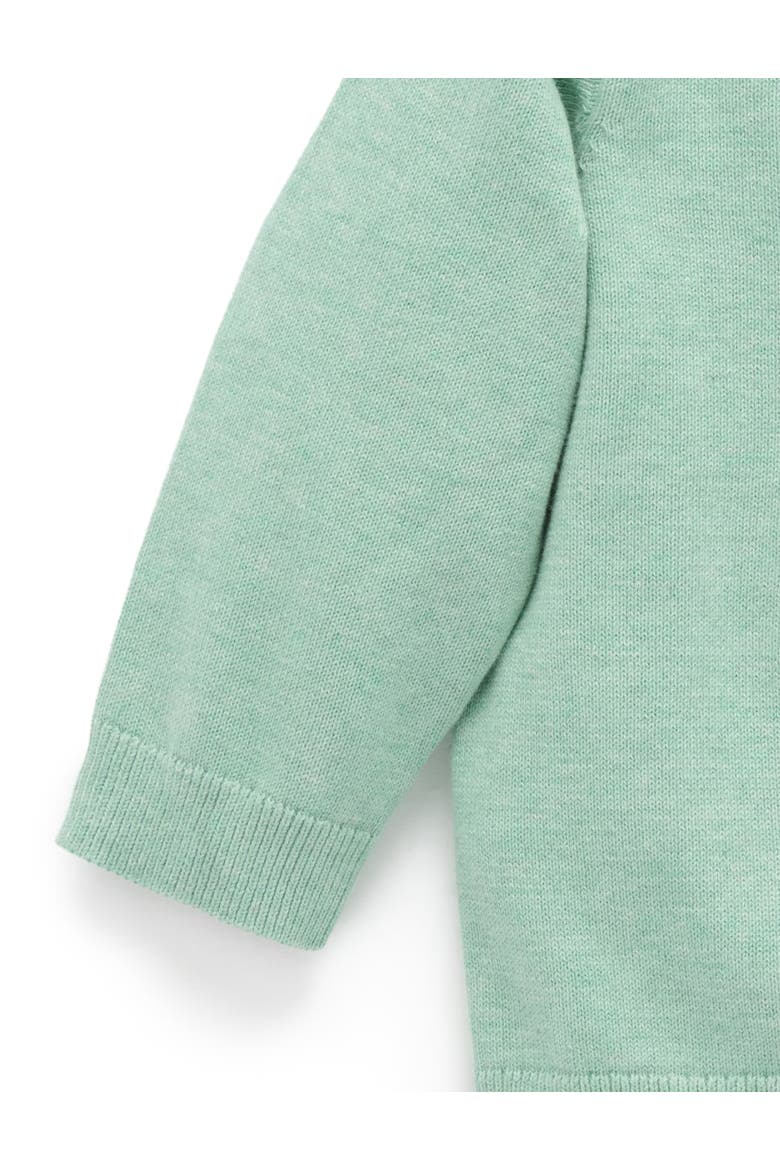 Llama Knit Sweater, Alternate, color, Aloe Melange