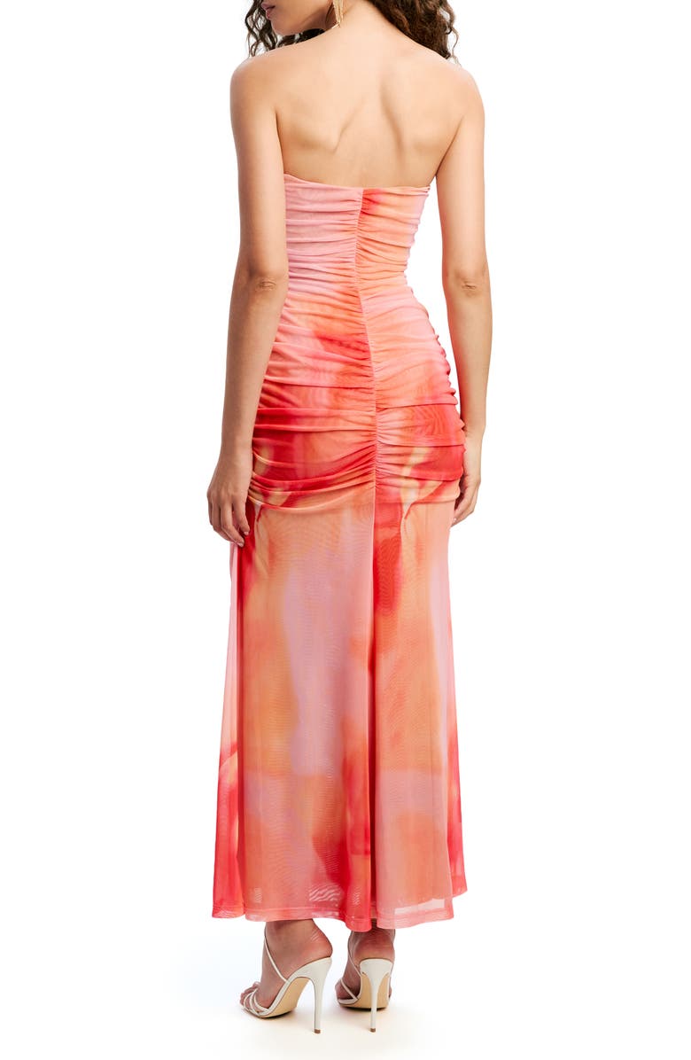 Bardot Stephanie Strapless Dress, Alternate, color, Pink Floral